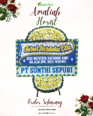 Papan Bunga Duka di Sidayu