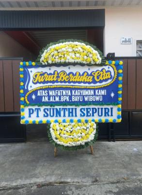 Papan Bunga Duka di Sidayu